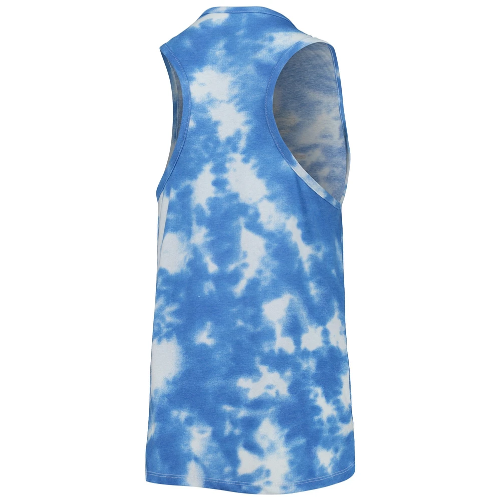 Women's Fanatics White Dallas Cowboys Retro Tie-Dye Tank Top