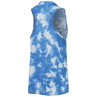 Women's Fanatics White Dallas Cowboys Retro Tie-Dye Tank Top