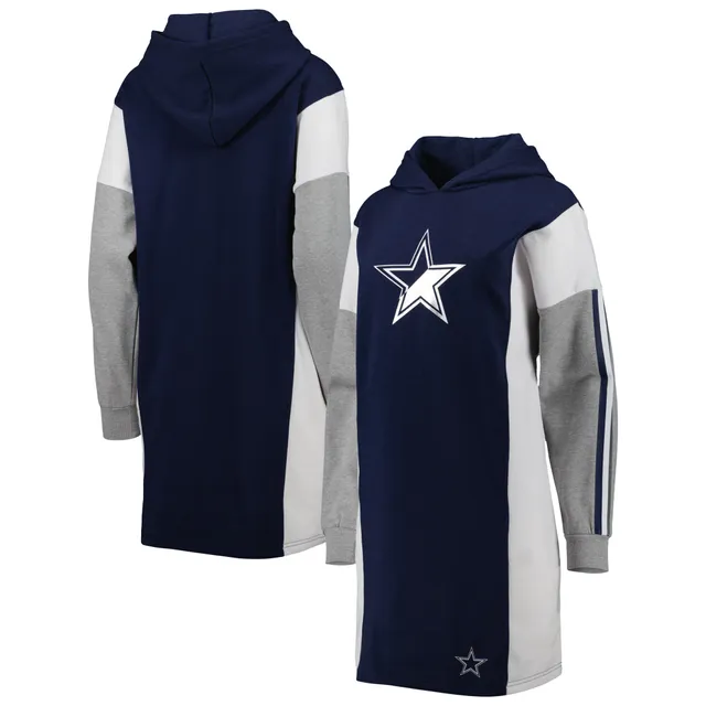 Fanatics Navy Dallas Cowboys Long Sleeve Hoodie T-shirt in Blue for Men