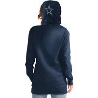 Sweat à capuche G-III 4Her par Carl Banks pour femmes, bleu marine, Dallas Cowboys Extra Inning