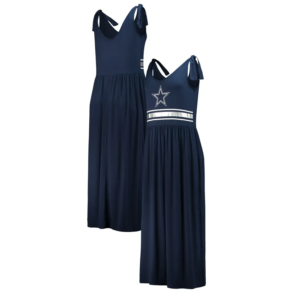 Robe longue pour femme G-III 4Her by Carl Banks Dallas Cowboys Game Over bleu marine