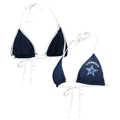 Dallas Cowboys G-III 4Her by Carl Banks Women's Perfect Match Bikini Top - Navy