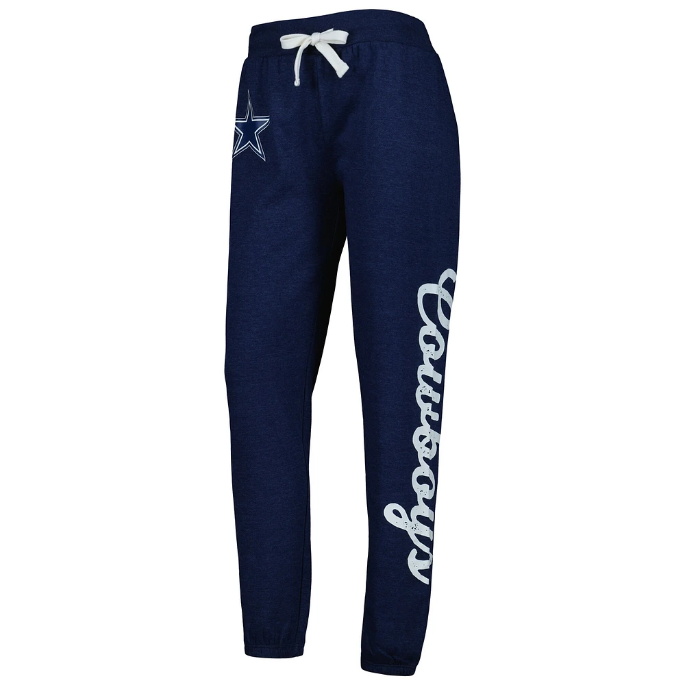 Women's G-III 4Her by Carl Banks Navy Dallas Cowboys Scrimmage Fleece Pants