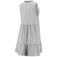 Women's Lauren James Heathered Gray Dallas Cowboys Tiered Dress