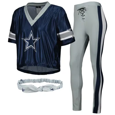 Dallas Cowboys Women's Game Day Costume Set - Navy/Silver