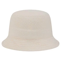 Chapeau bob confortable en sherpa Dallas Cowboys de New Era pour femme, couleur crème