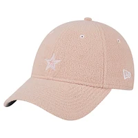 Women's New Era Light Pink Dallas Cowboys Cozy 9FORTY Adjustable Hat