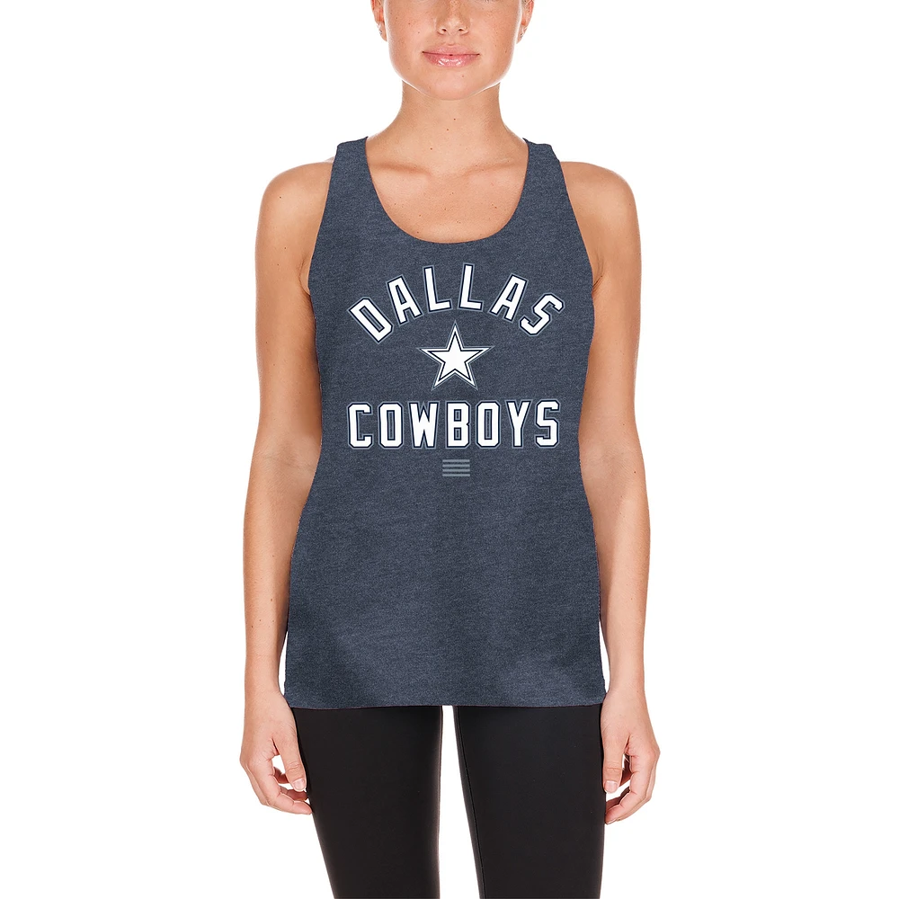 Débardeur New Era bleu marine pour femme des Dallas Cowboys 2024 NFL Training Camp