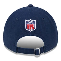 Casquette réglable bleu marine Dallas Cowboys 2024 Sideline 9TWENTY New Era pour femme