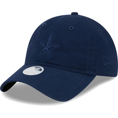 Casquette réglable 9TWENTY New Era bleu marine Dallas Cowboys Color Pack pour femme