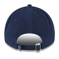 Women's New Era Navy Dallas Cowboys Leaves 9TWENTY Adjustable Hat