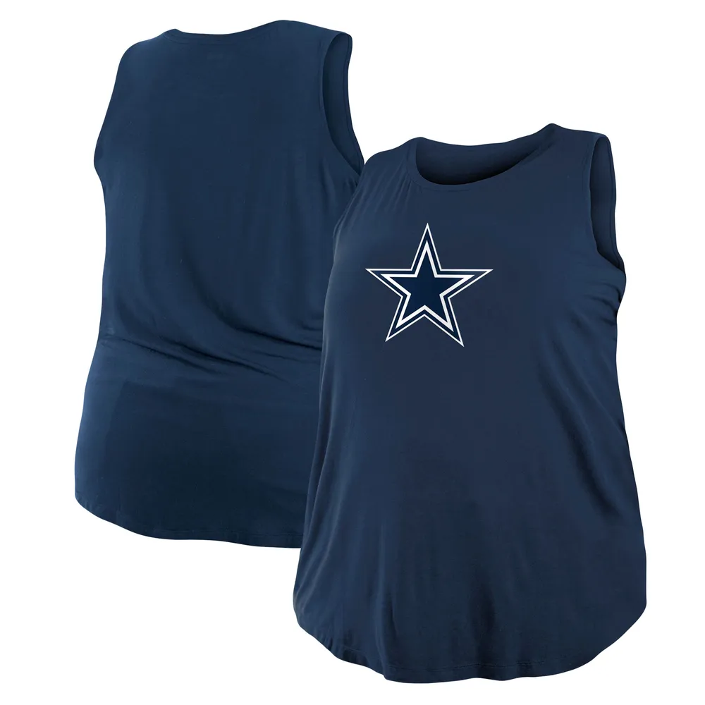 New Era Women's New Era Navy Dallas Cowboys Plus Tank Top