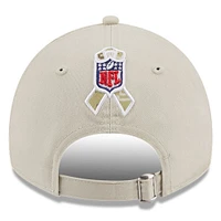 Women's New Era  Stone Dallas Cowboys 2023 Salute To Service 9TWENTY Adjustable Hat