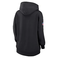 Women's Nike  Black Dallas Cowboys 2024 NFL Crucial Catch Club Pullover Hoodie