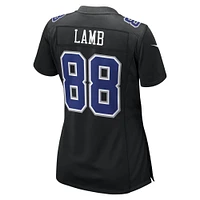 Women's Nike CeeDee Lamb Carbon Black Dallas Cowboys Fashion Game Jersey