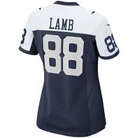 Maillot Nike CeeDee Lamb Navy pour femme des Dallas Cowboys - de l'équipe jeu alternatif