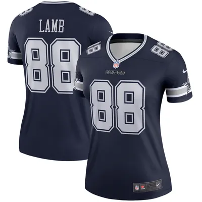 Women's Nike CeeDee Lamb Gray Dallas Cowboys Atmosphere Fashion Game Jersey