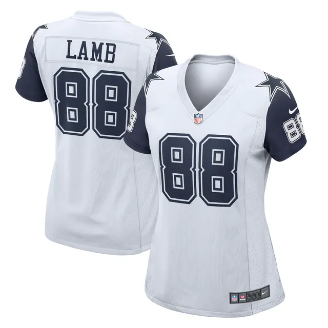 Men's Nike CeeDee Lamb White Dallas Cowboys 2nd Alternate Legend Jersey, Size: 2XL