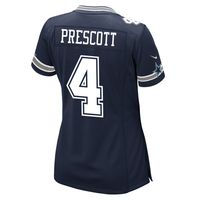 Women's Nike Dak Prescott Navy Dallas Cowboys Game - Player Jersey