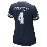 Joueur de jeu pour femmes Nike Dak Prescott Navy Dallas Cowboys - Maillot