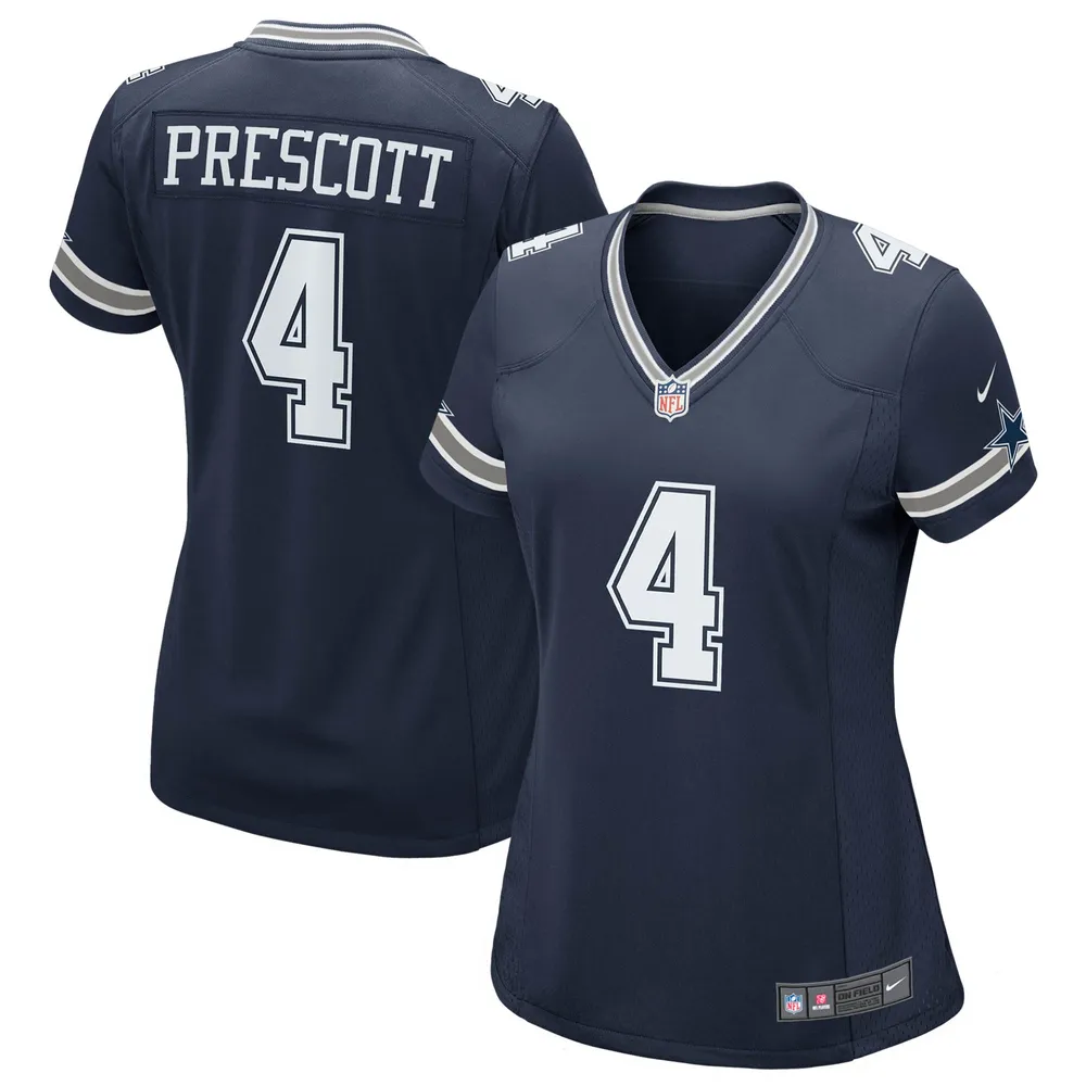 Joueur de jeu pour femmes Nike Dak Prescott Navy Dallas Cowboys - Maillot