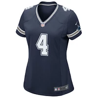 Maillot Nike Dak Prescott pour femme, bleu marine