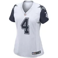 Women's Nike Dak Prescott White Dallas Cowboys Alternate Game Jersey