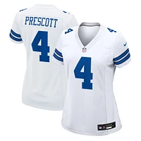 Joueur de jeu pour femmes Nike Dak Prescott Dallas Cowboys blanc - Maillot