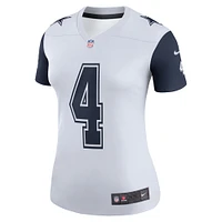 Haut de performance Nike Dak Prescott pour femme, blanc, Dallas Cowboys Legend Player