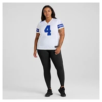 Women's Nike Dak Prescott White Dallas Cowboys Team Game Jersey