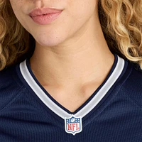 Maillot de jeu Nike Deion Sanders bleu marine pour femme des Dallas Cowboys, joueur retraité l'équipe