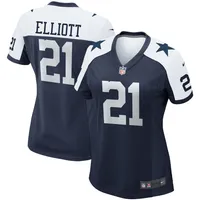 Women's Nike Ezekiel Elliott Gray Dallas Cowboys Inverted Legend