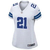 Ezekiel Elliott Dallas Cowboys Nike Team Game Jersey - White