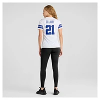 Women's Nike Ezekiel Elliott White Dallas Cowboys Team Game Jersey