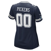 Maillot Nike George Pickens bleu marine des Cowboys de Dallas pour femme