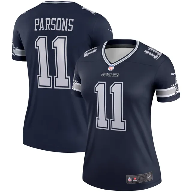 Women's Nike Micah Parsons Navy Dallas Cowboys Game Jersey Size: Small