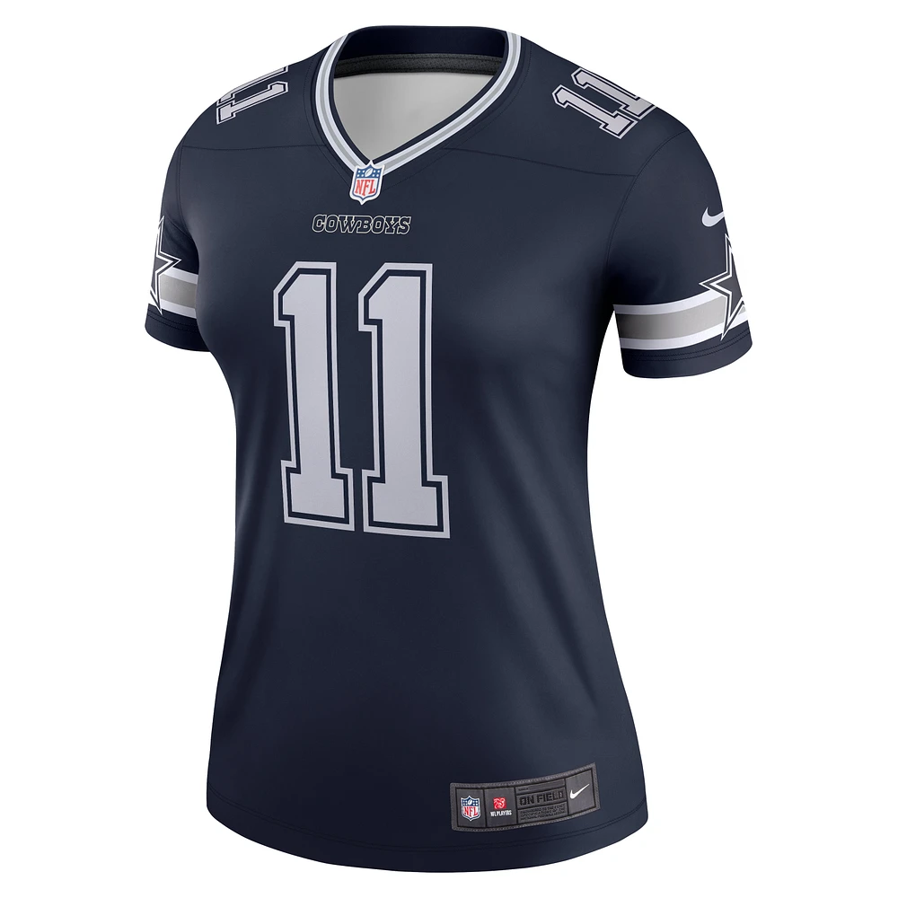 Women's Nike Micah Parsons  Navy Dallas Cowboys Legend Player Performance Top