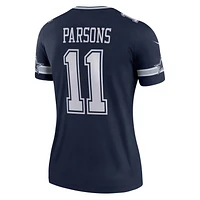 Women's Nike Micah Parsons  Navy Dallas Cowboys Legend Player Performance Top