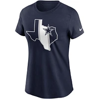 Women's Nike Navy Dallas Cowboys Hometown Collection T-Shirt