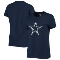 Women's Nike Navy Dallas Cowboys Logo Essential T-Shirt