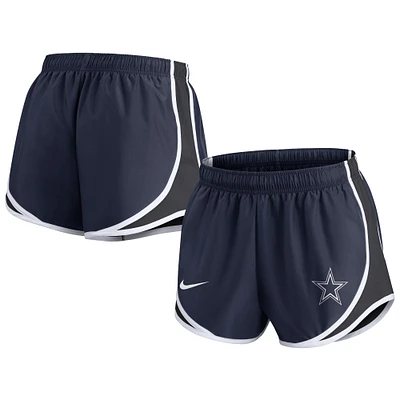 Short Tempo Taille Plus des Cowboys de Dallas Nike pour femme Bleu marine