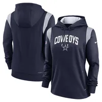 Dallas Cowboys Nike Women's Historic Performance Pullover Hoodie