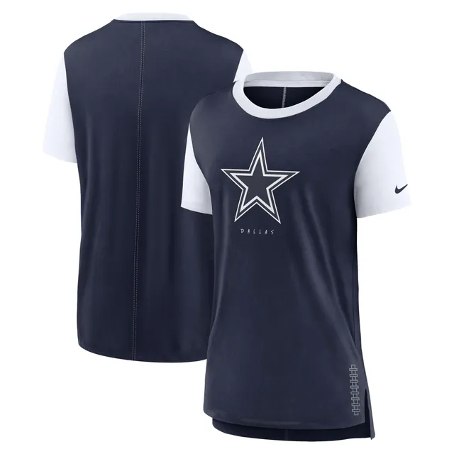 Women's Nike Leighton Vander Esch Navy Dallas Cowboys Name & Number T-Shirt