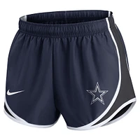 Women's Nike Navy Dallas Cowboys Tempo Shorts
