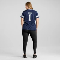 Maillot de match des Dallas Cowboys Nike numéro 1 Bride pour femme, bleu marine