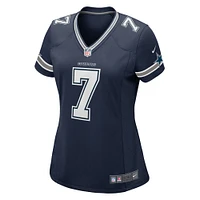 Maillot de match Nike Trevon Diggs pour femmes, bleu marine, Dallas Cowboys