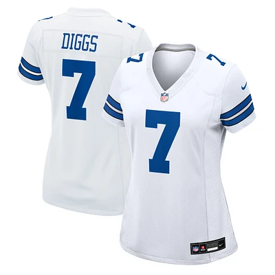 Maillot de match Nike Trevon Diggs pour femme, blanc, Dallas Cowboys