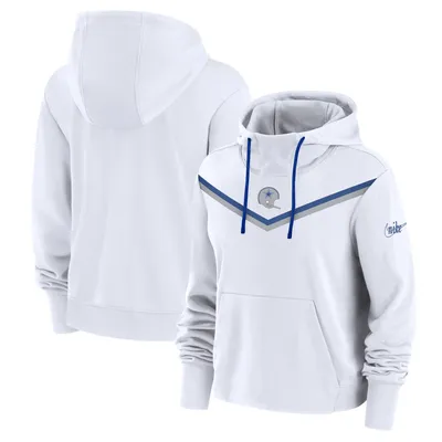 Dallas Cowboys Nike Sideline Logo Performance Pullover Hoodie - Navy