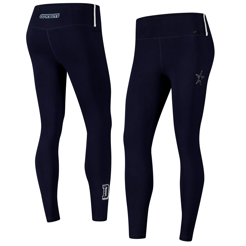 Women's Pro Standard Navy Dallas Cowboys Jersey Tri-Blend Leggings