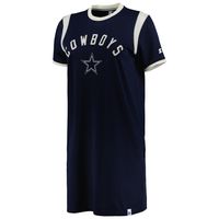 Dallas Cowboys Starter Women's Playoff Sneaker Dress - Navy/White